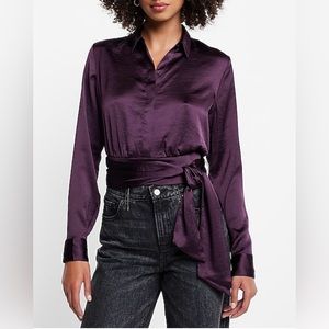 Express satin blouse
